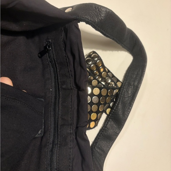 Japanese Brand Studded Black Tote Bag - Picture 5 of 5